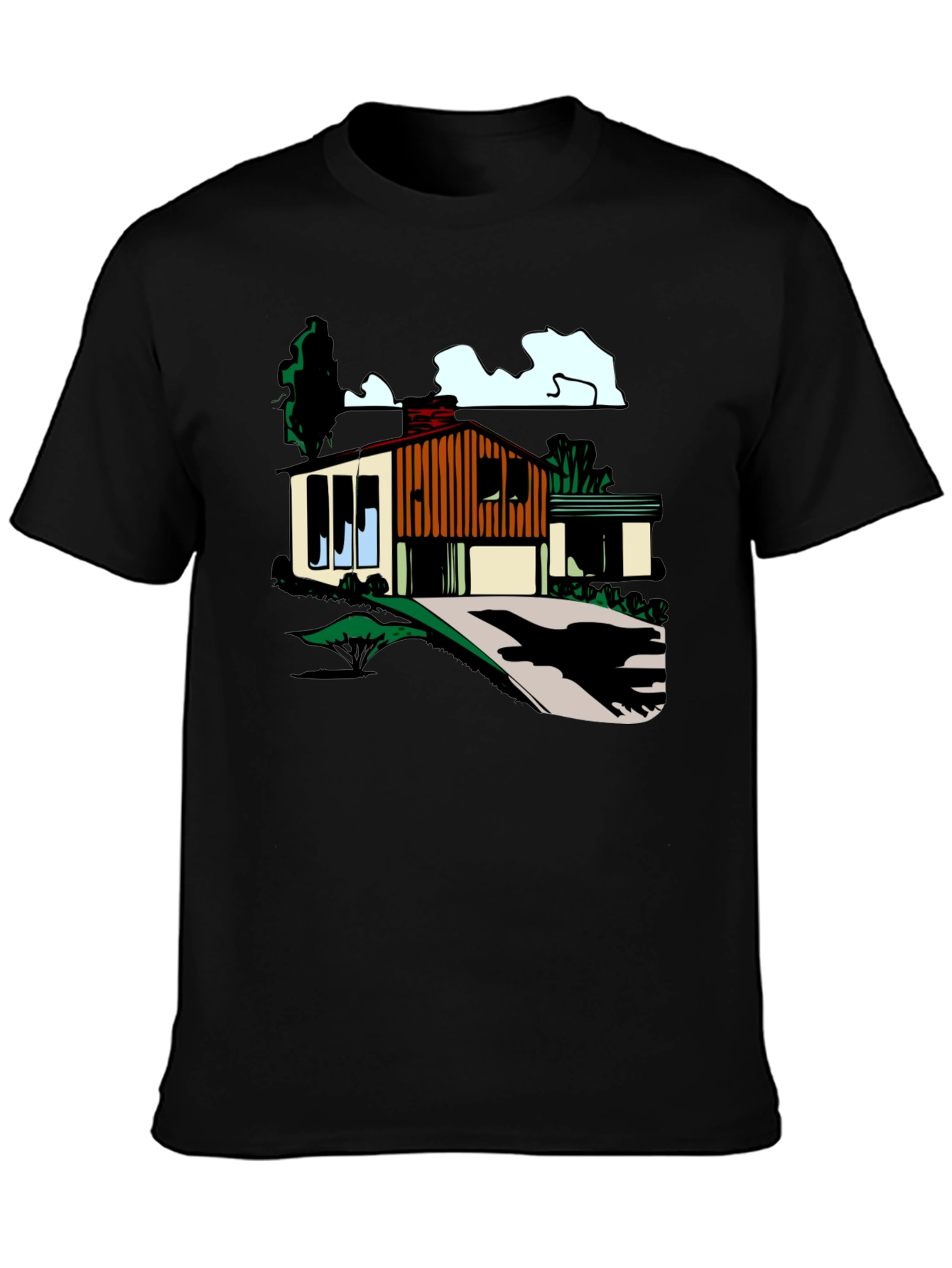 Mid-Century Modern House Graphic Tee