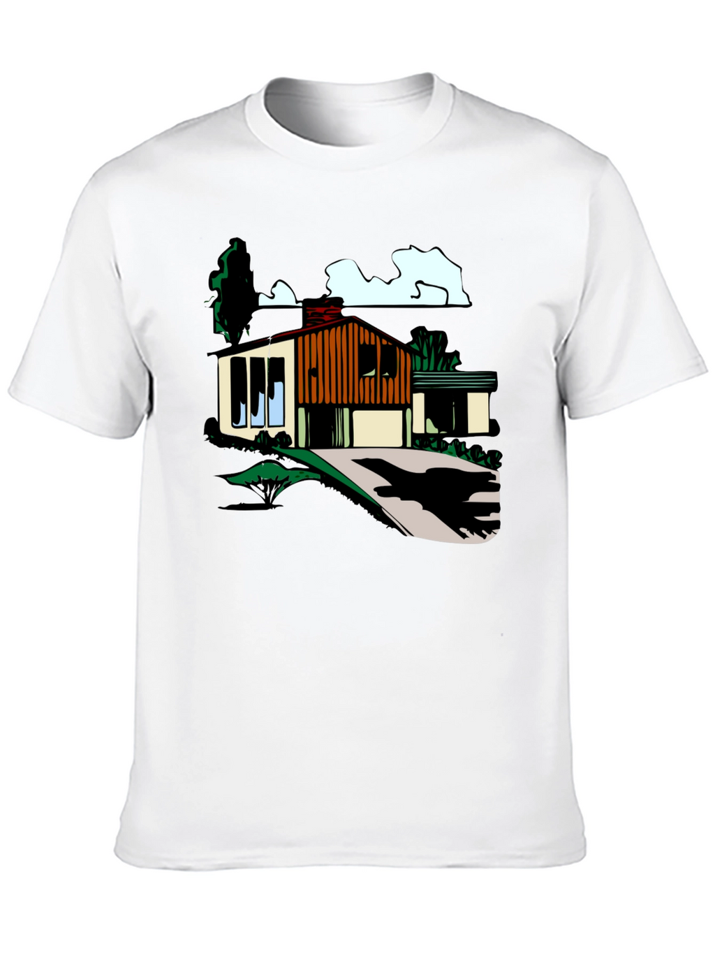 Mid-Century Modern House Graphic Tee