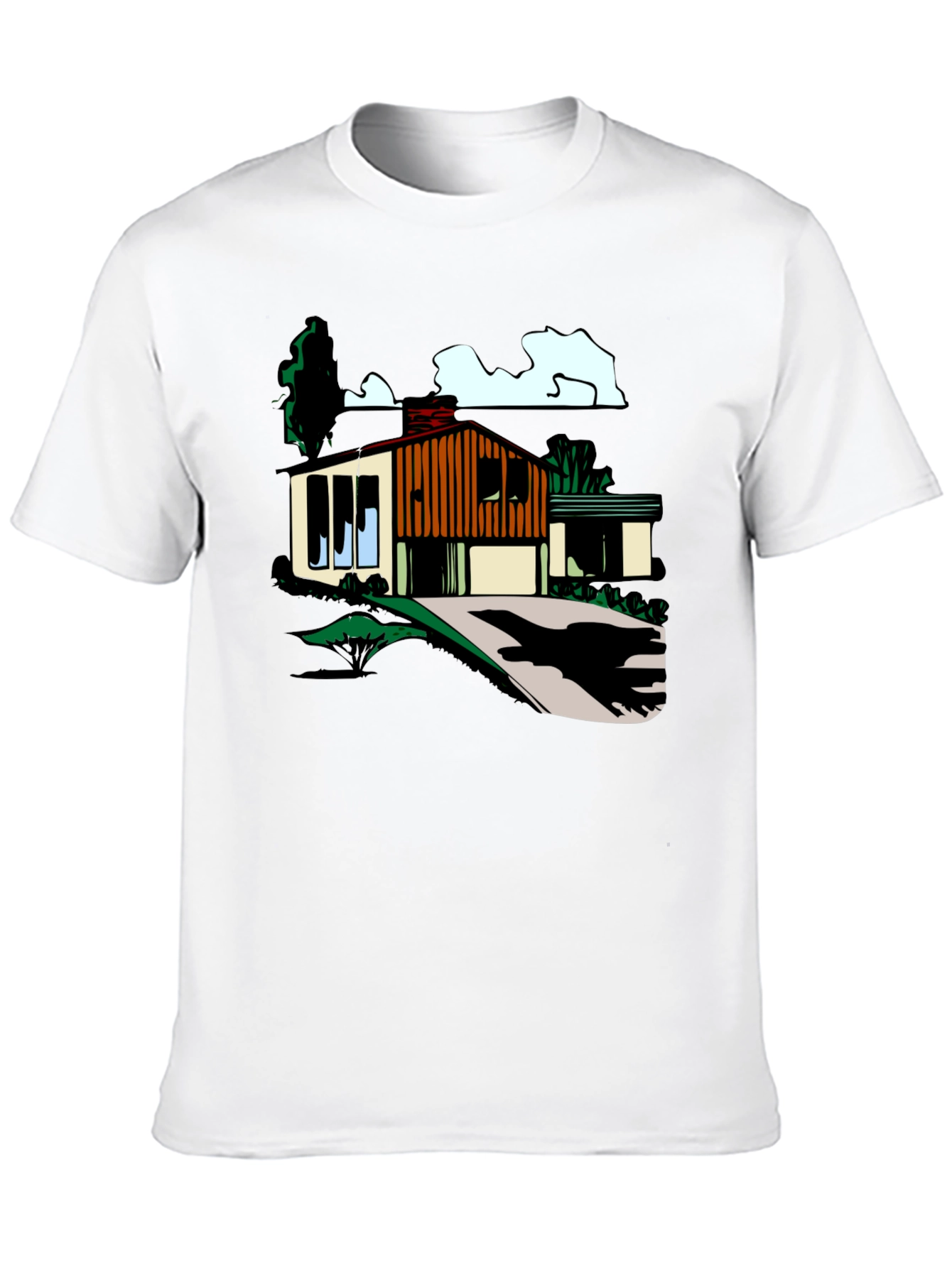 Mid-Century Modern House Graphic Tee