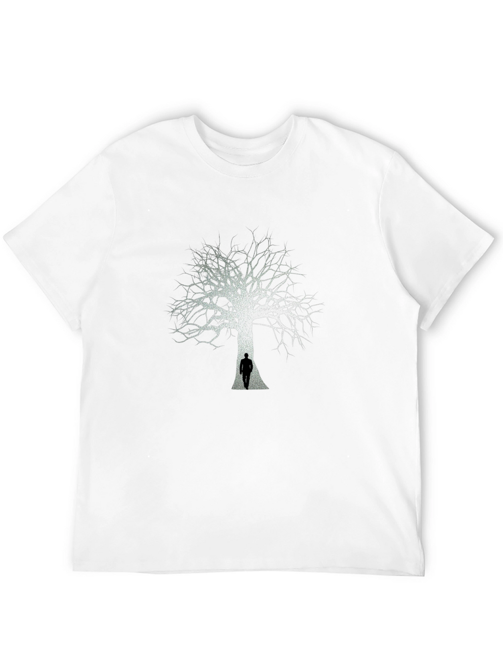 Black Tree Silhouette Graphic Tee