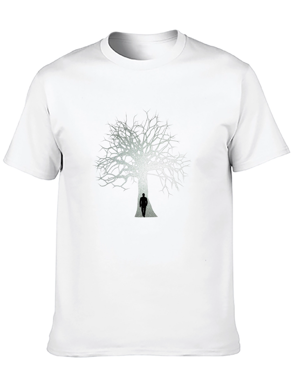 Black Tree Silhouette Graphic Tee