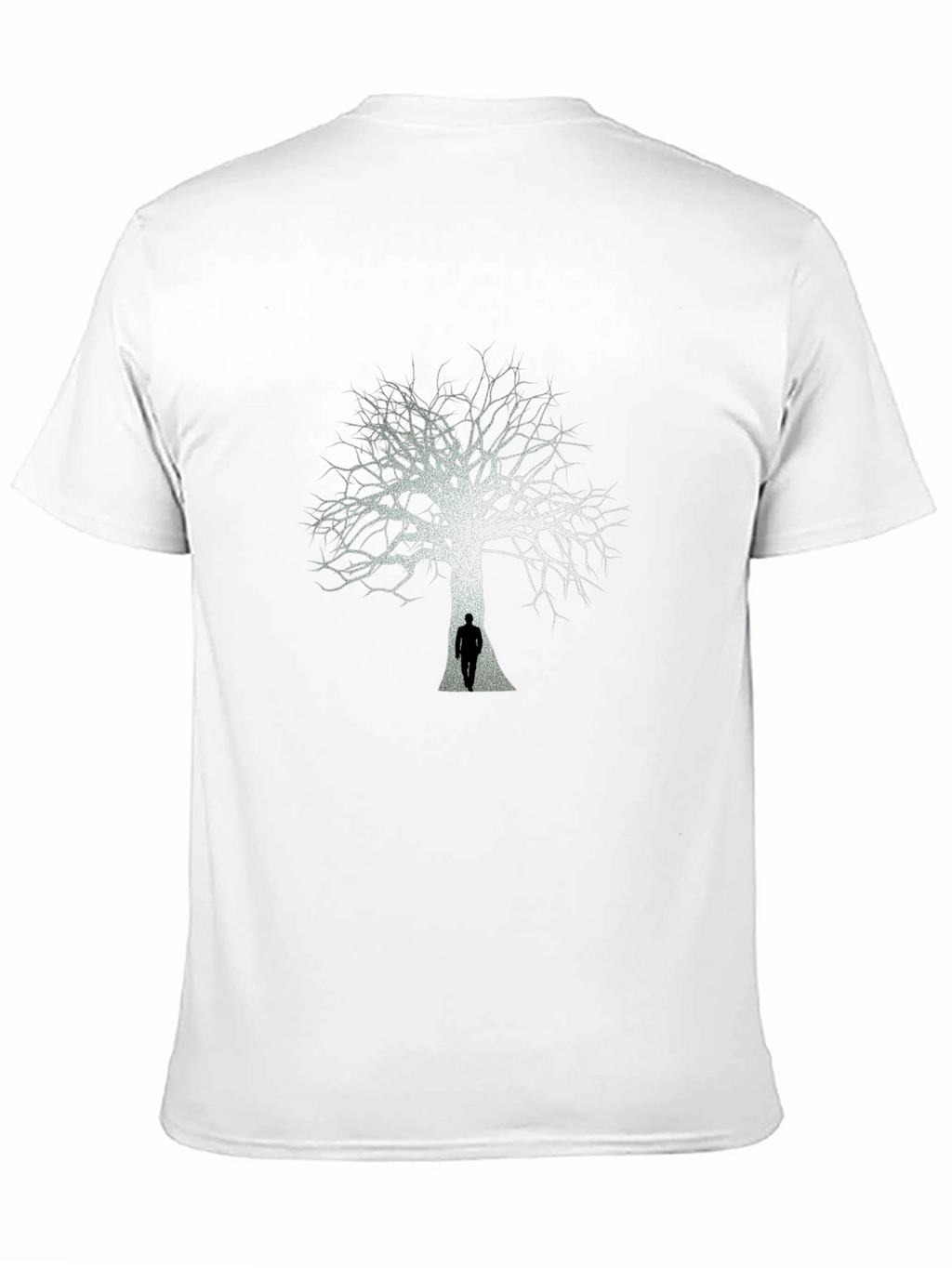 Black Tree Silhouette Graphic Tee