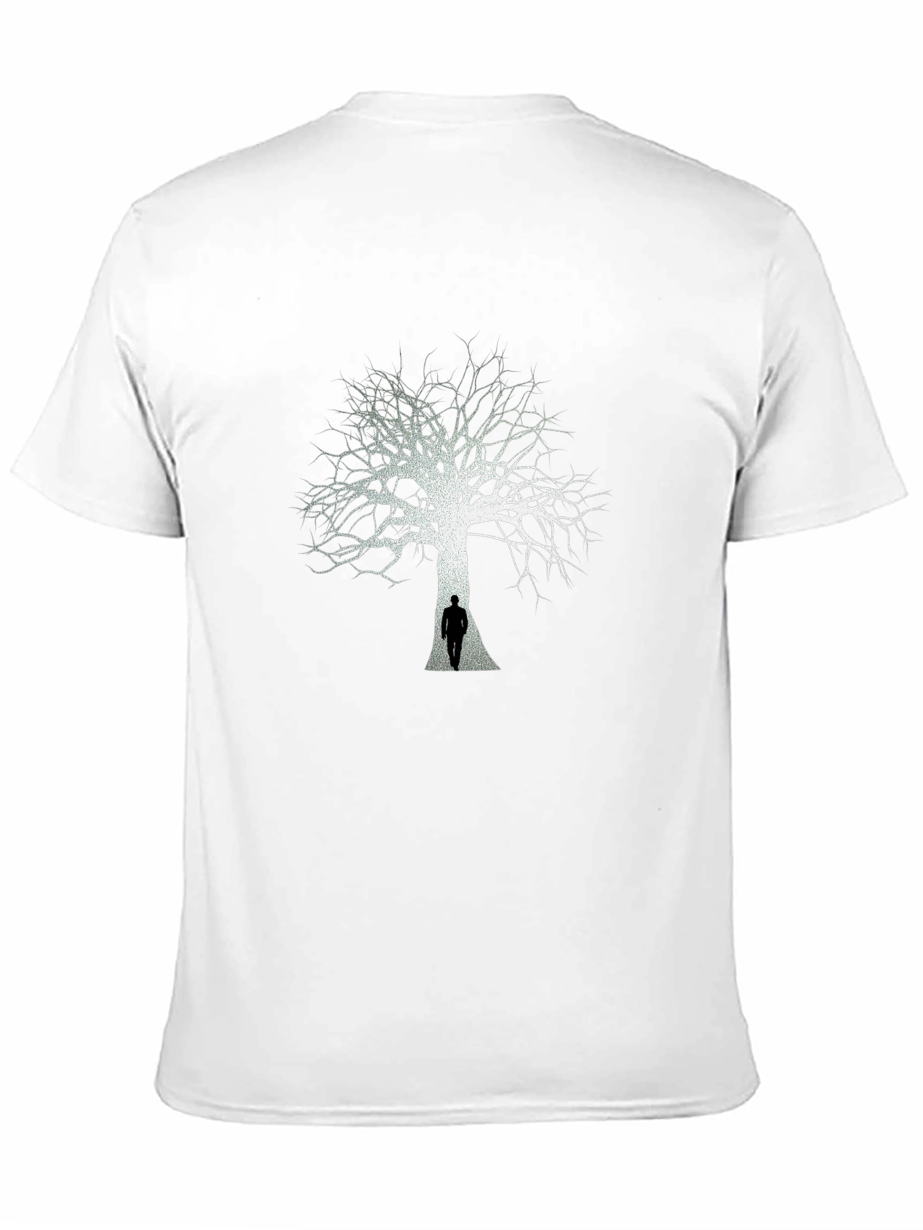 Black Tree Silhouette Graphic Tee