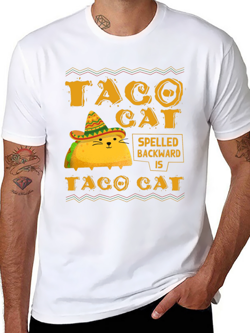 Taco Cat Spelled Backwards is Taco Cat T-Shirt