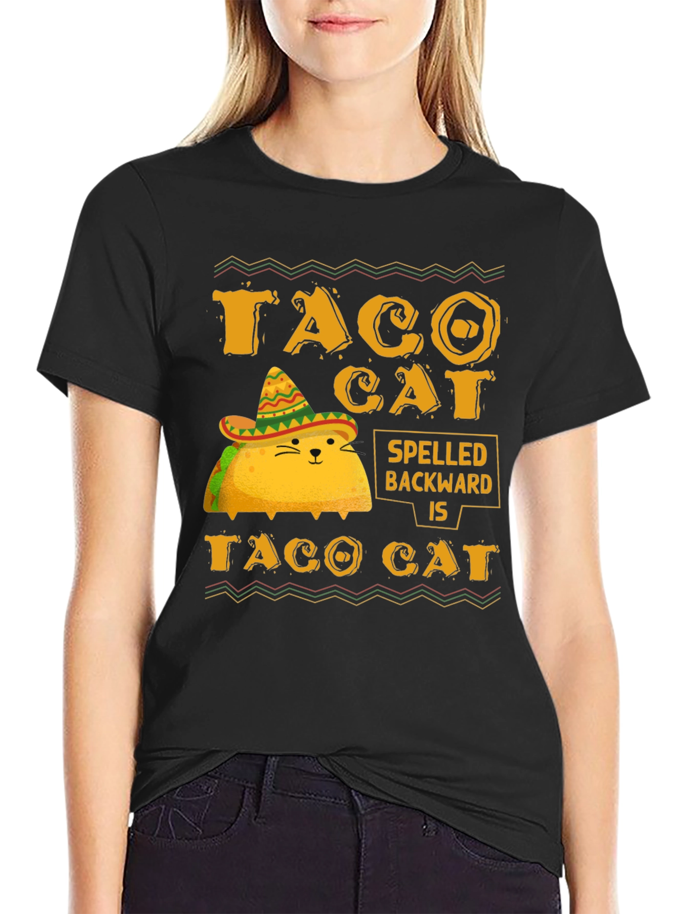 Taco Cat Spelled Backwards is Taco Cat T-Shirt
