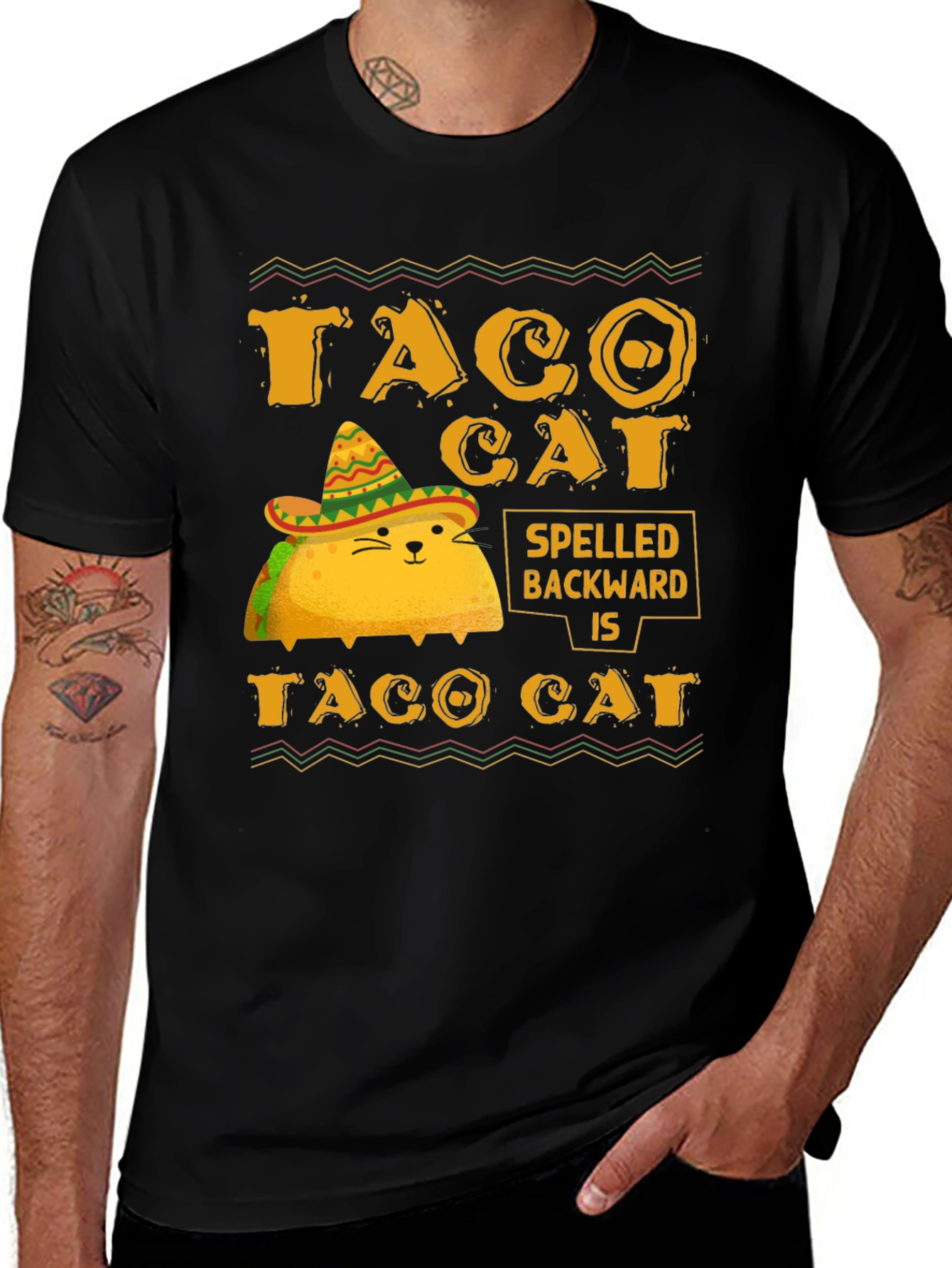 Taco Cat Spelled Backwards is Taco Cat T-Shirt
