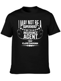 Insurance Agent Superhero T-Shirt