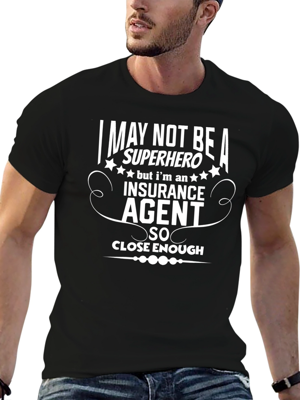 Insurance Agent Superhero T-Shirt