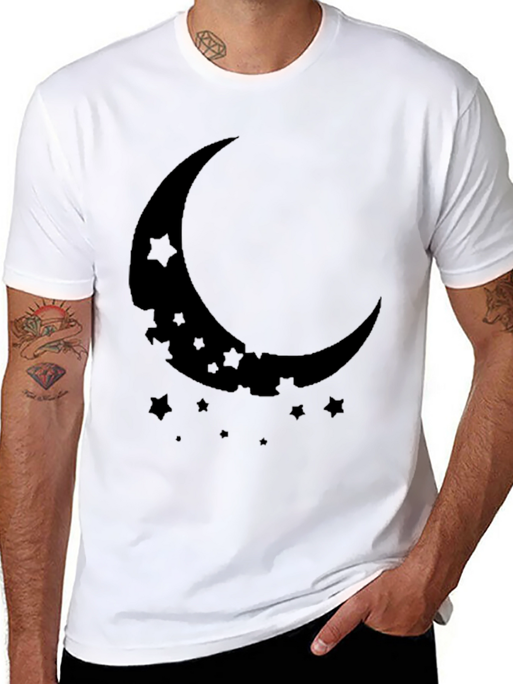 Moon & Stars Graphic T-Shirt