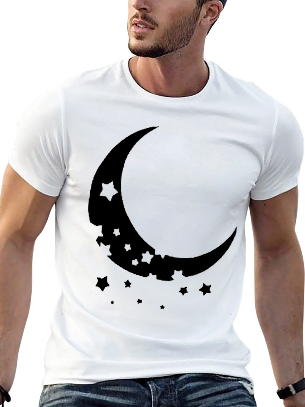 Moon & Stars Graphic T-Shirt