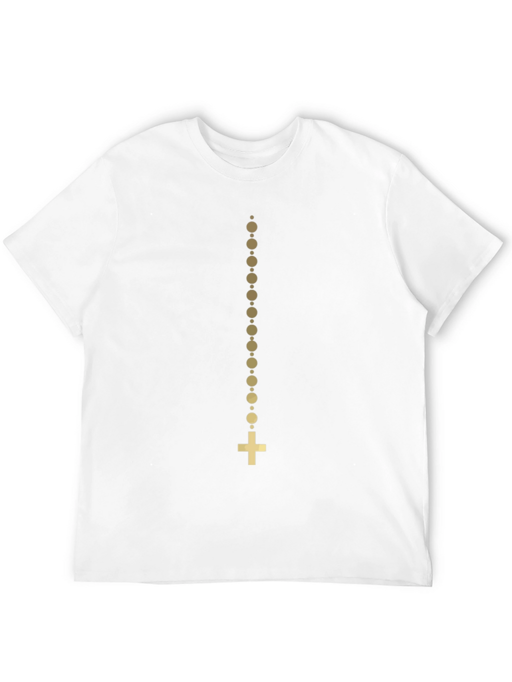 Rosary Bead T-Shirt - Stylish Religious Apparel