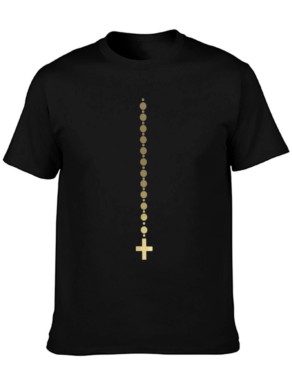 Rosary Bead T-Shirt - Stylish Religious Apparel