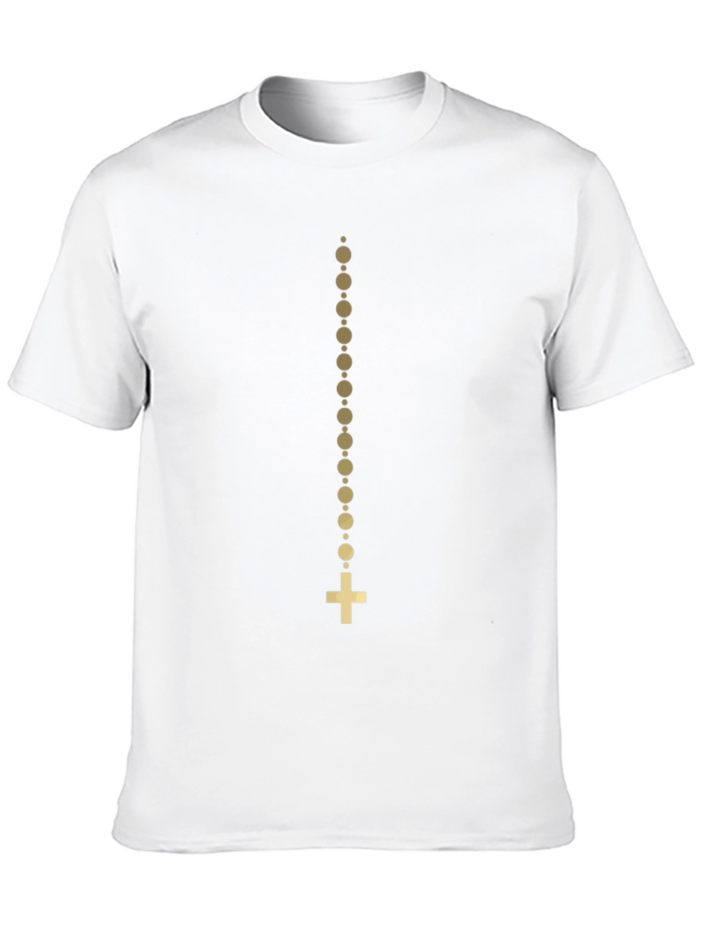 Rosary Bead T-Shirt - Stylish Religious Apparel