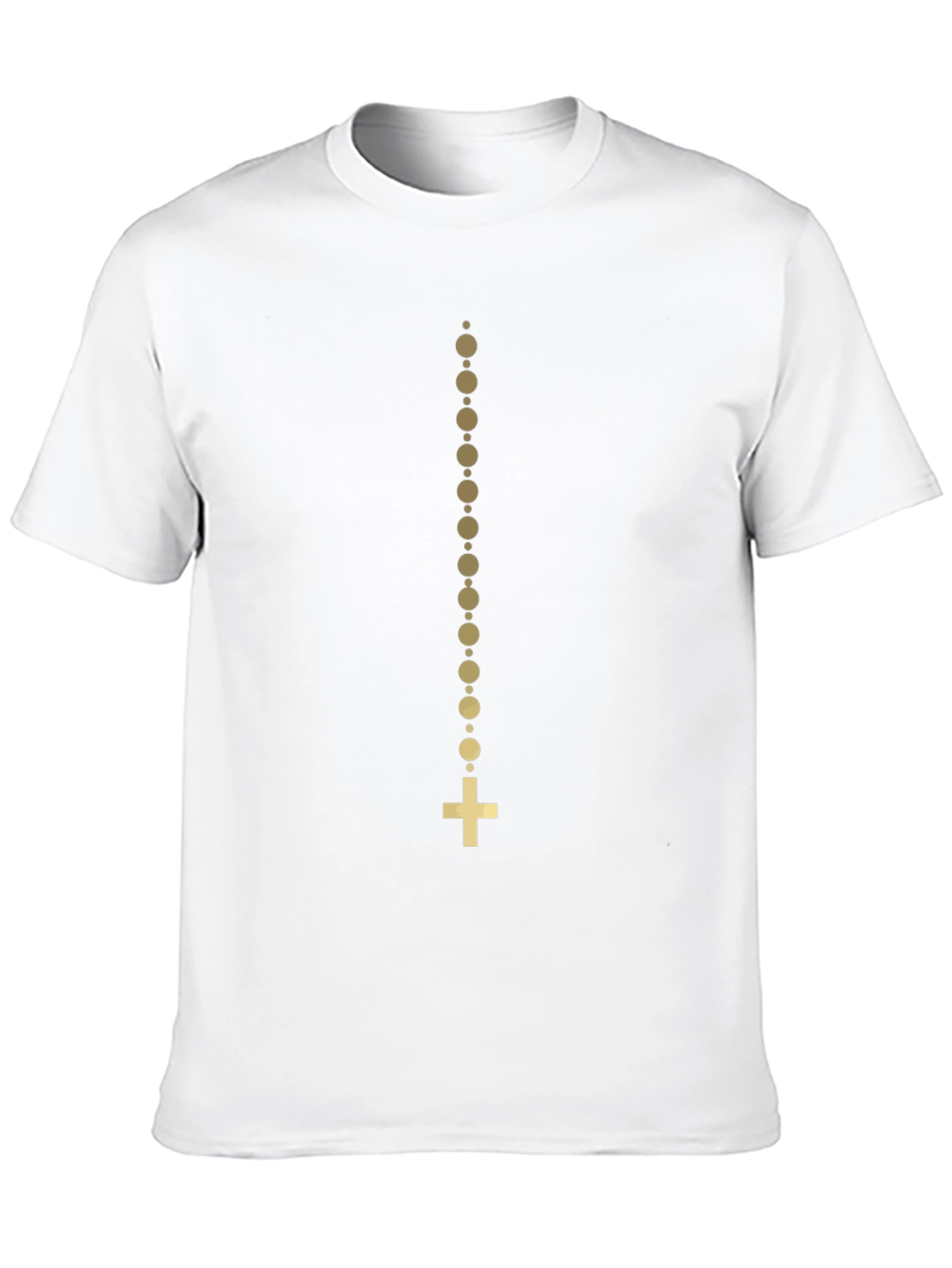 Rosary Bead T-Shirt - Stylish Religious Apparel
