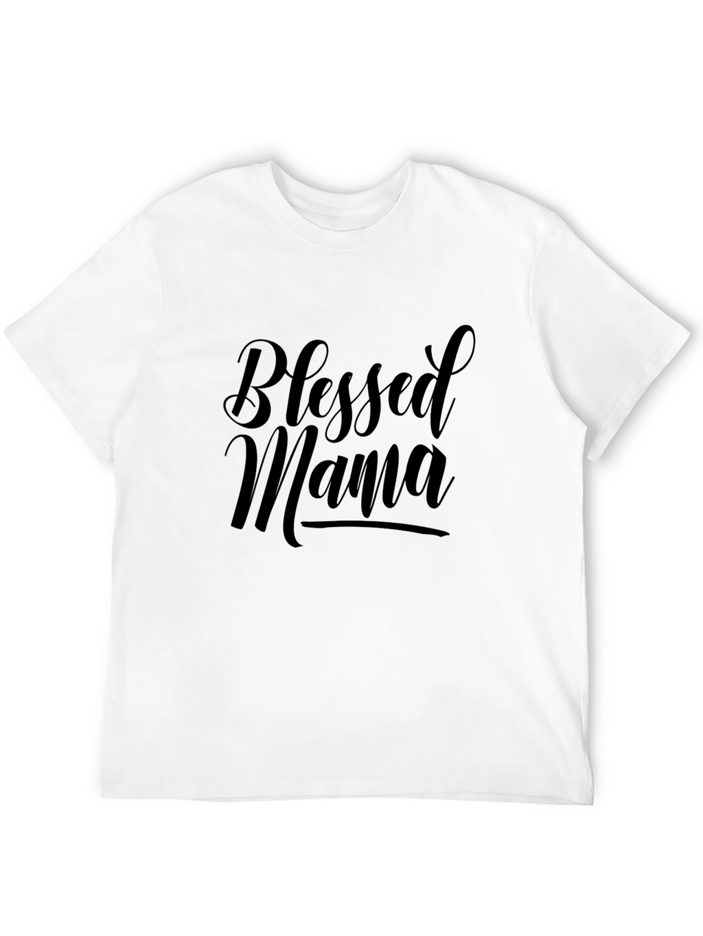 Blessed Mama Black T-Shirt - Stylish & Comfortable