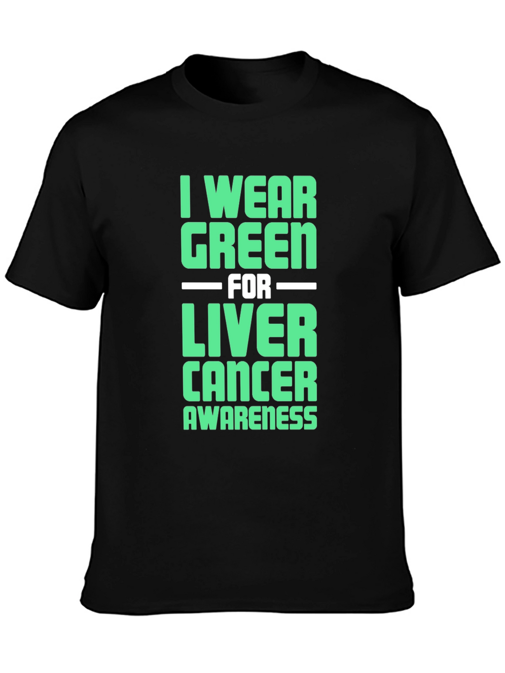 Green Liver Cancer Awareness T-Shirt