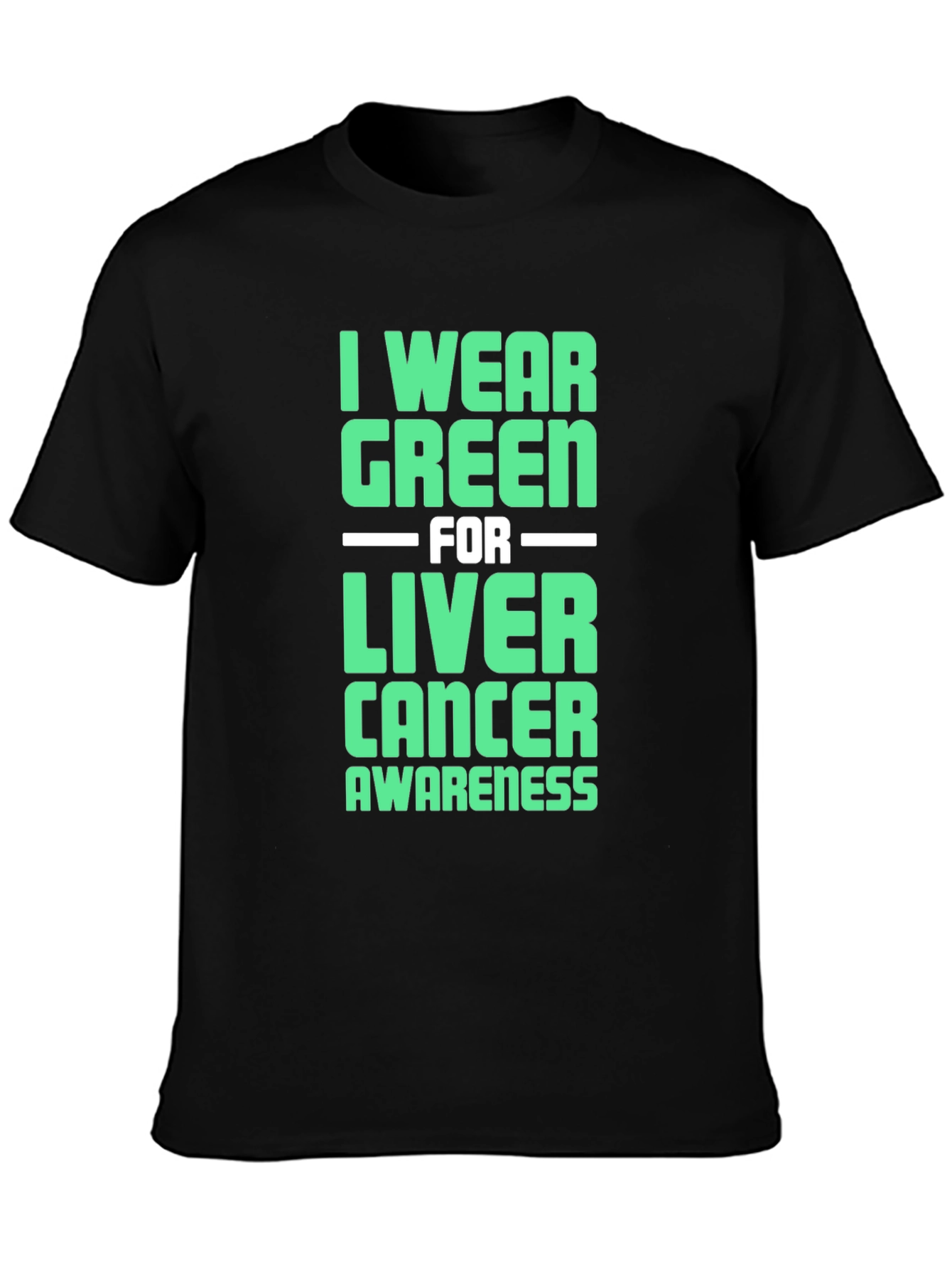 Green Liver Cancer Awareness T-Shirt