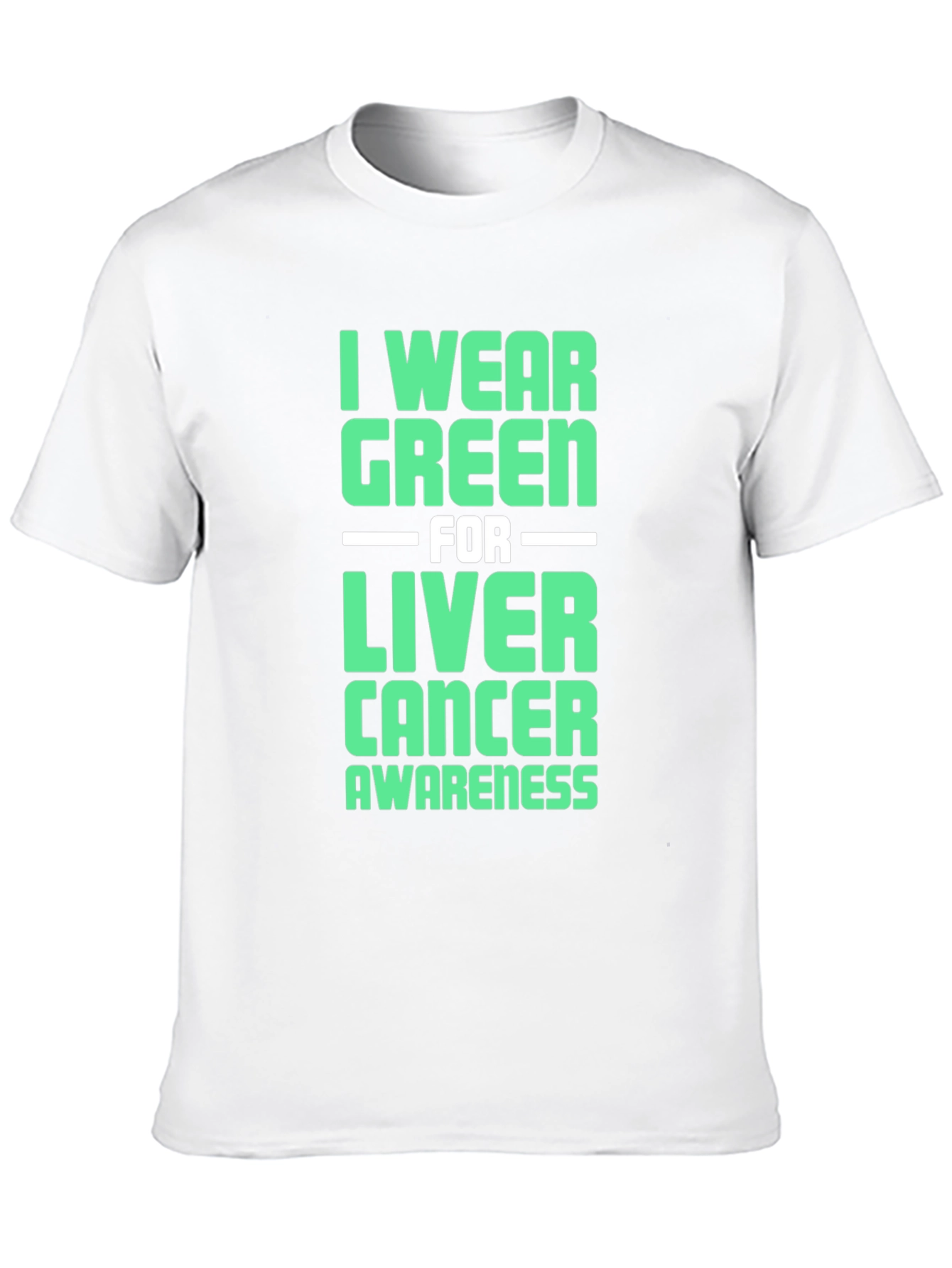 Green Liver Cancer Awareness T-Shirt