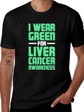 Green Liver Cancer Awareness T-Shirt