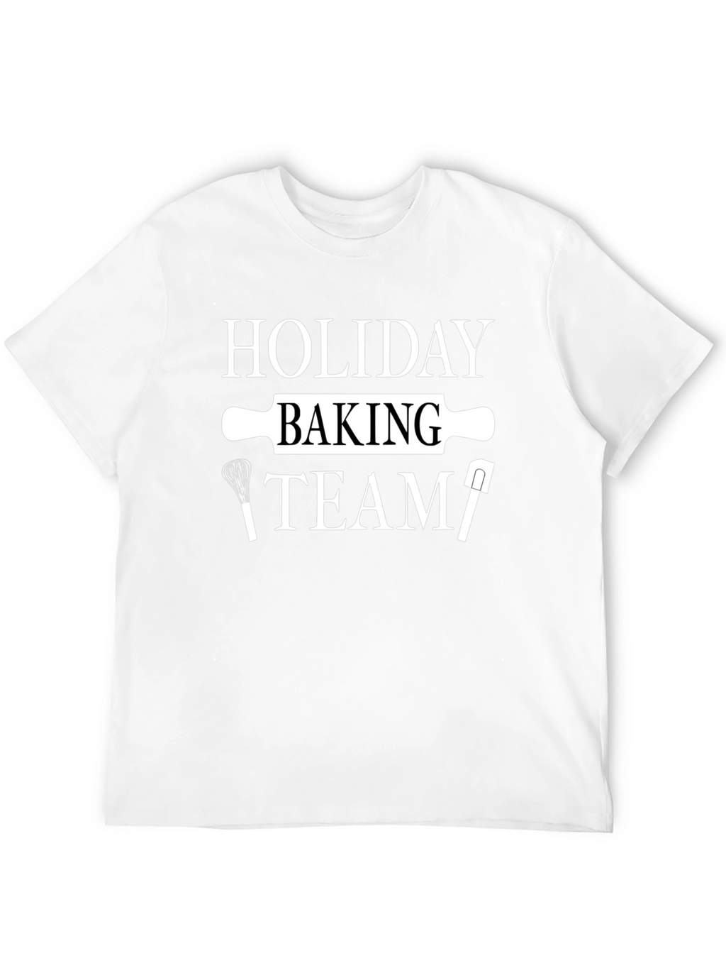 Holiday Baking Team Black T-Shirt