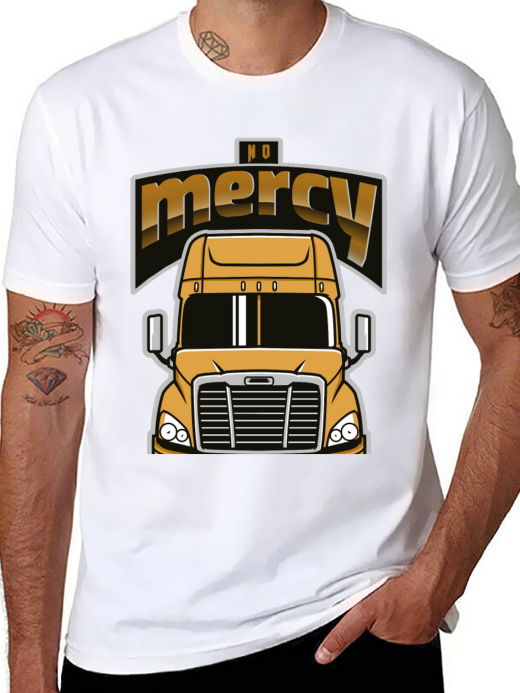 No Mercy Trucker T-Shirt