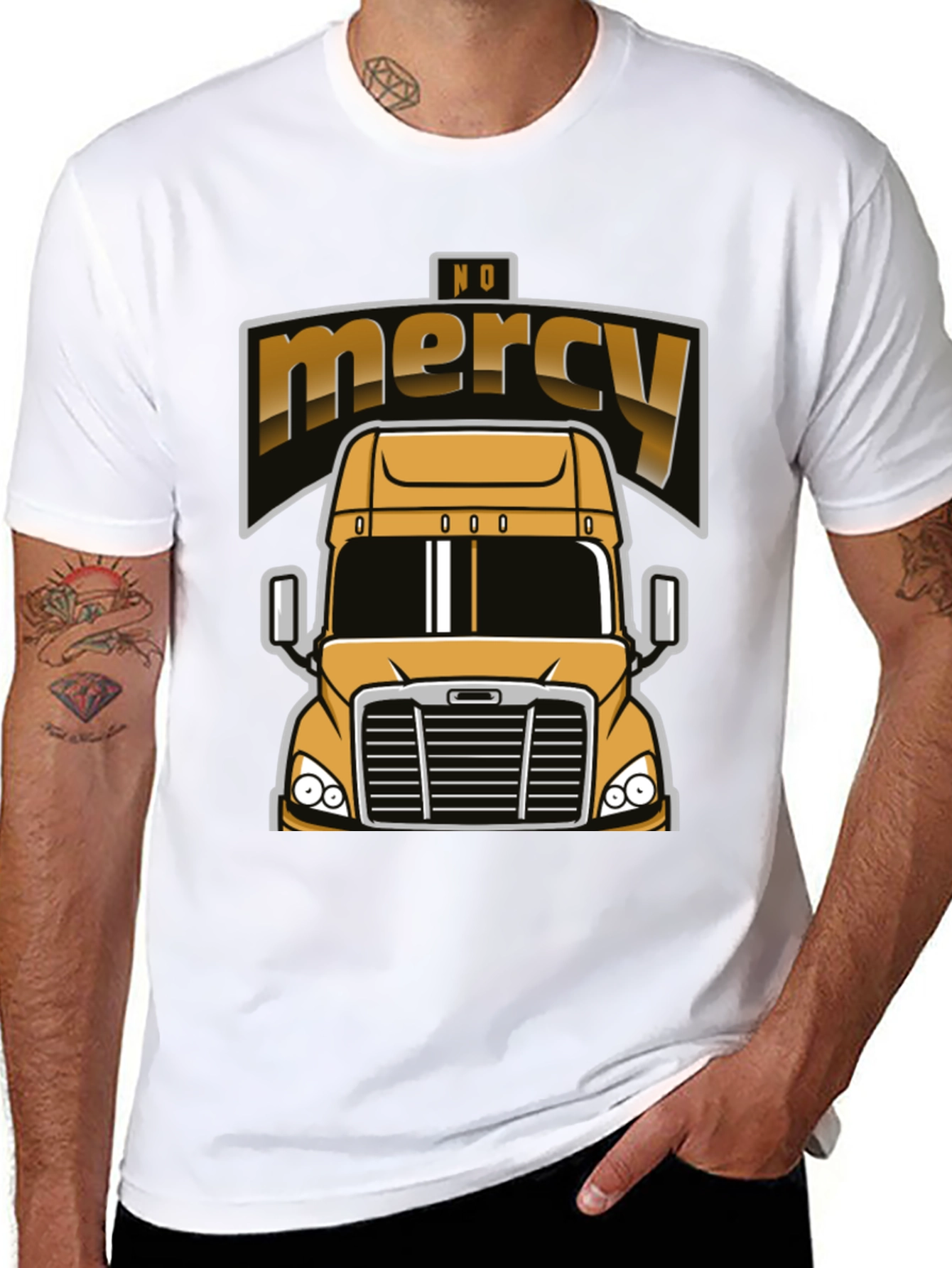 No Mercy Trucker T-Shirt