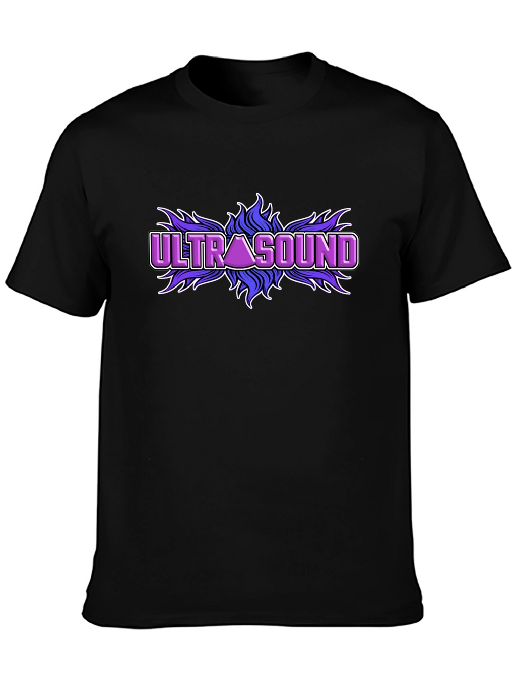 Ultrasound Graphic T-Shirt - Black Cotton Tee