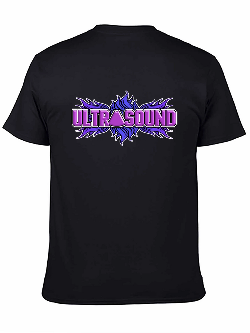 Ultrasound Graphic T-Shirt - Black Cotton Tee