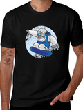 Yeti Snowboarder Graphic Tee