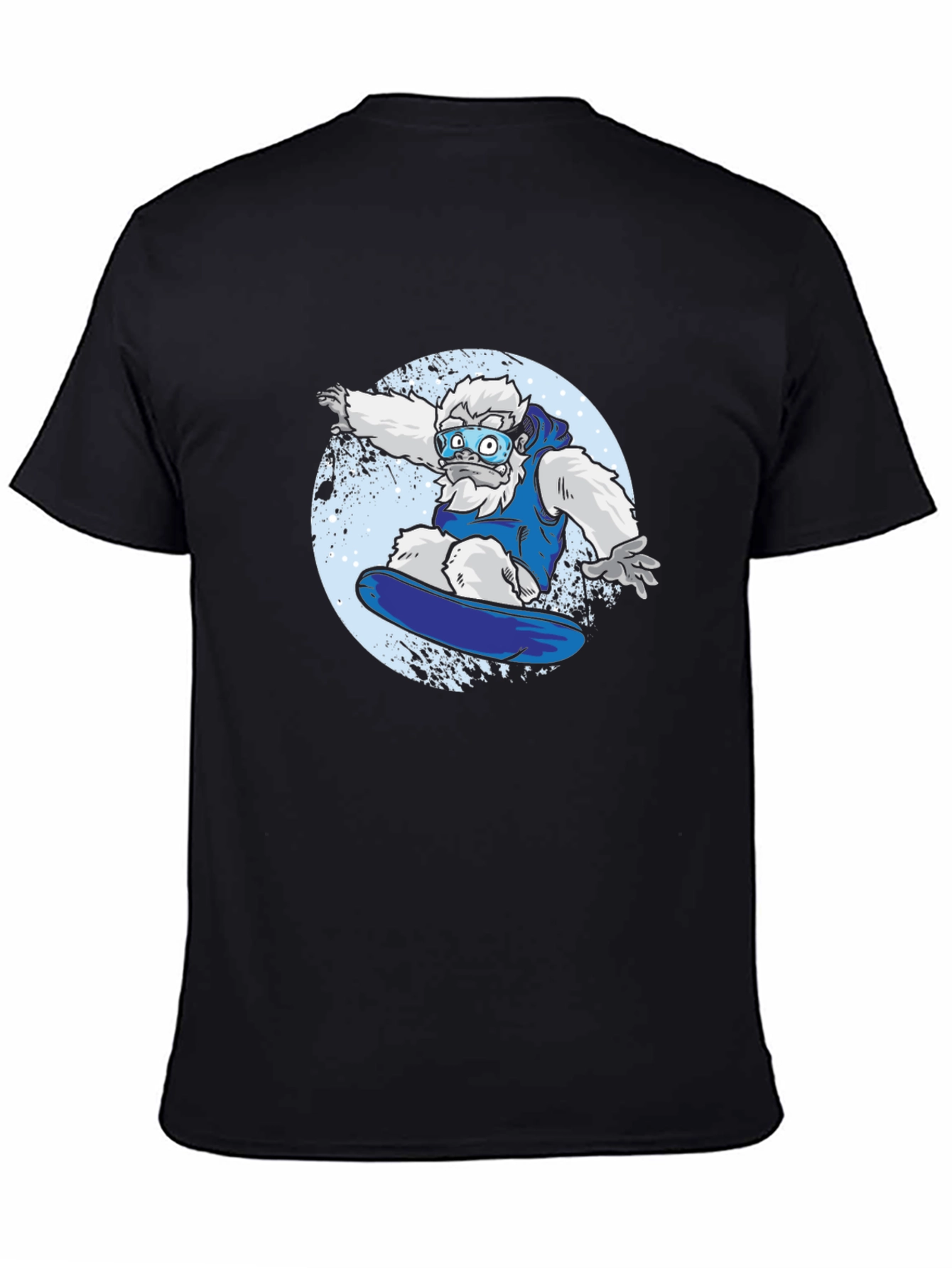Yeti Snowboarder Graphic Tee