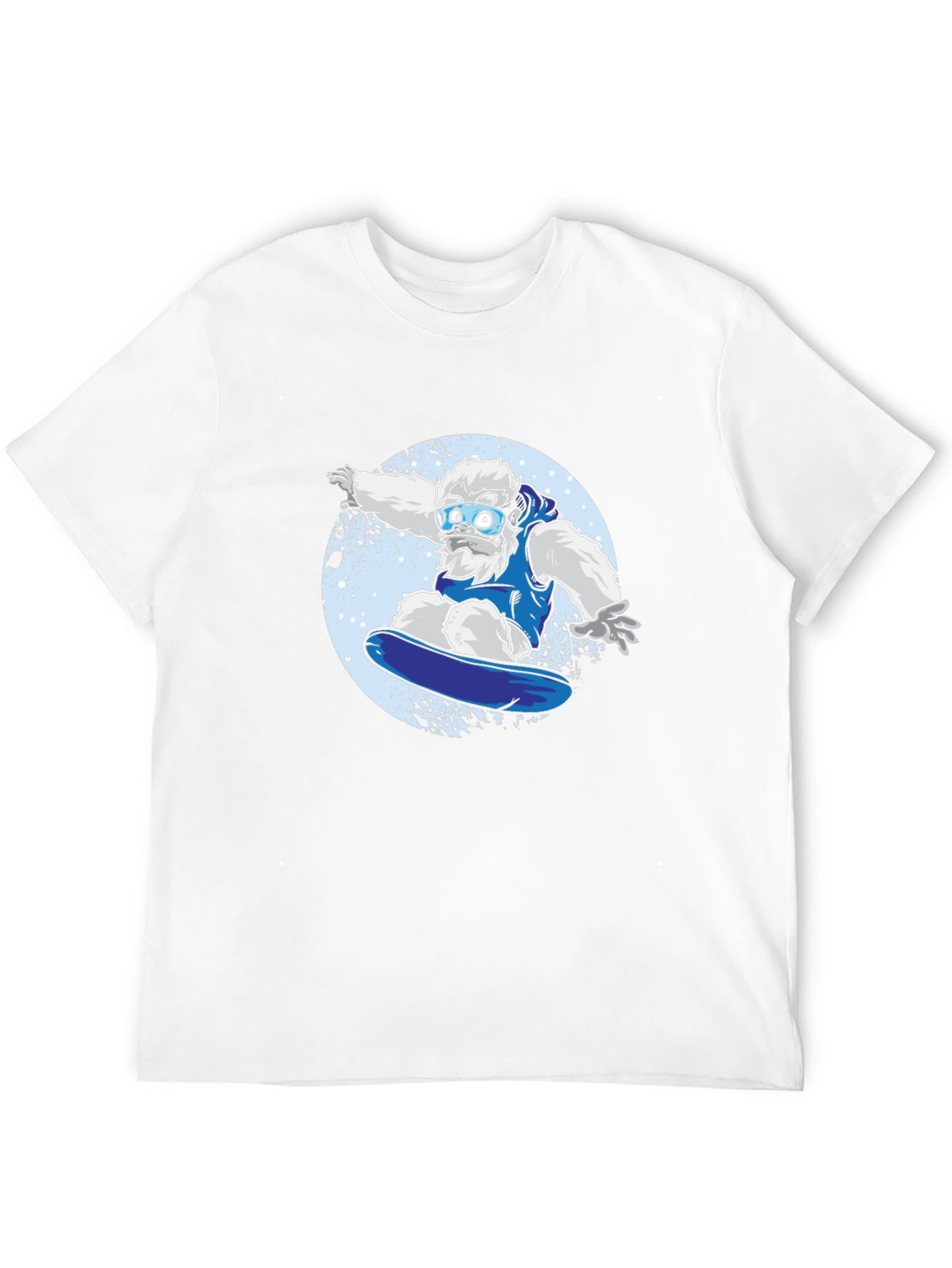 Yeti Snowboarder Graphic Tee