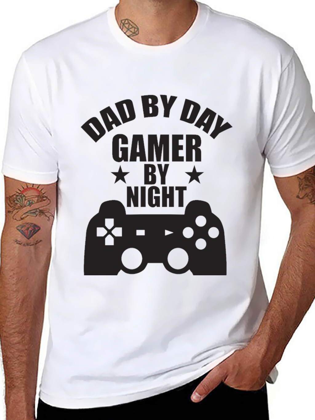 Dad By Day Gamer By Night T-Shirt