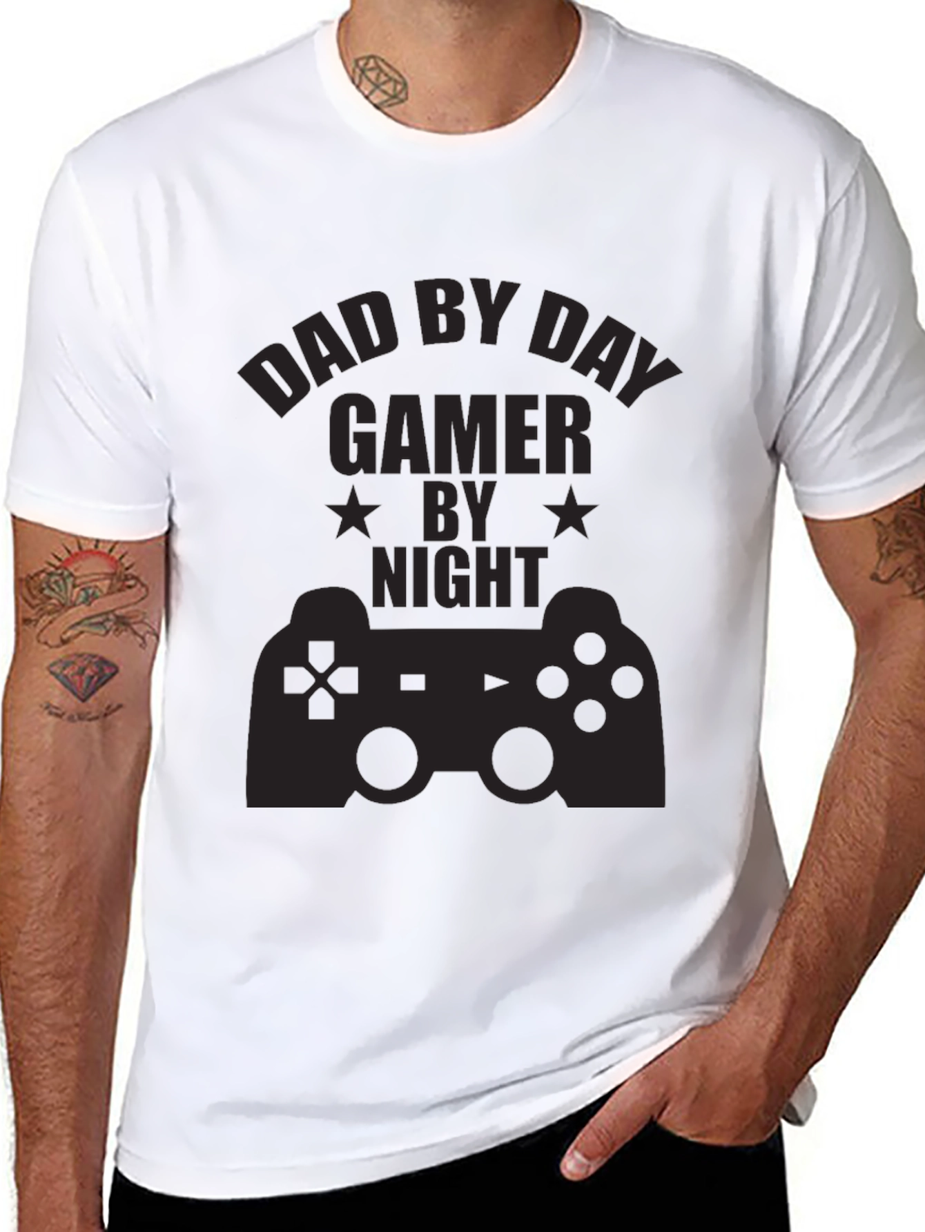 Dad By Day Gamer By Night T-Shirt