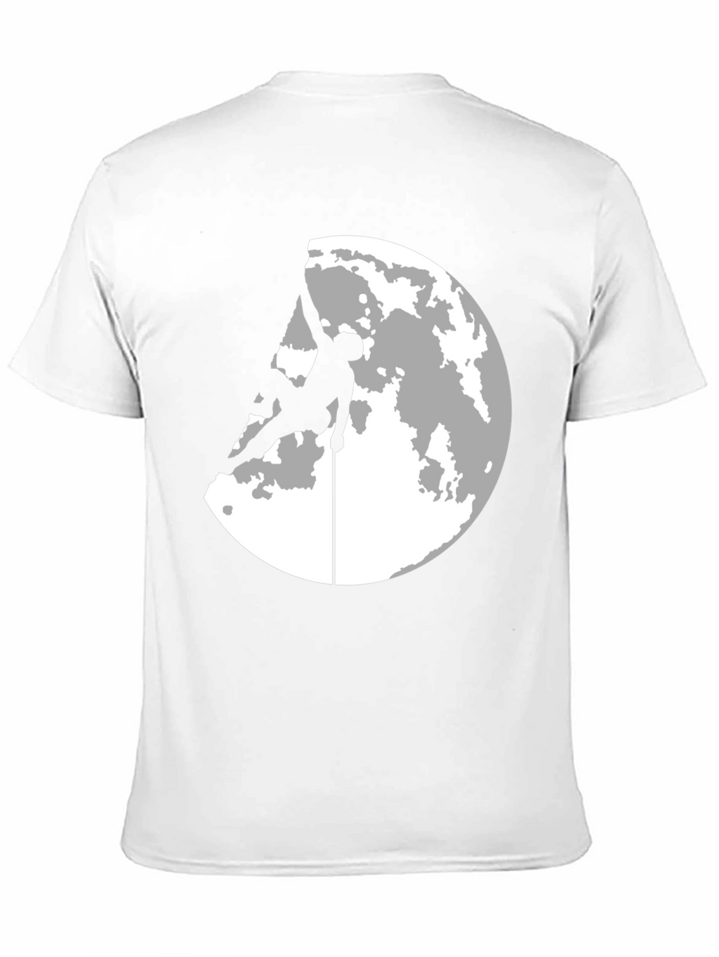 Climber Moon Silhouette Graphic T-Shirt