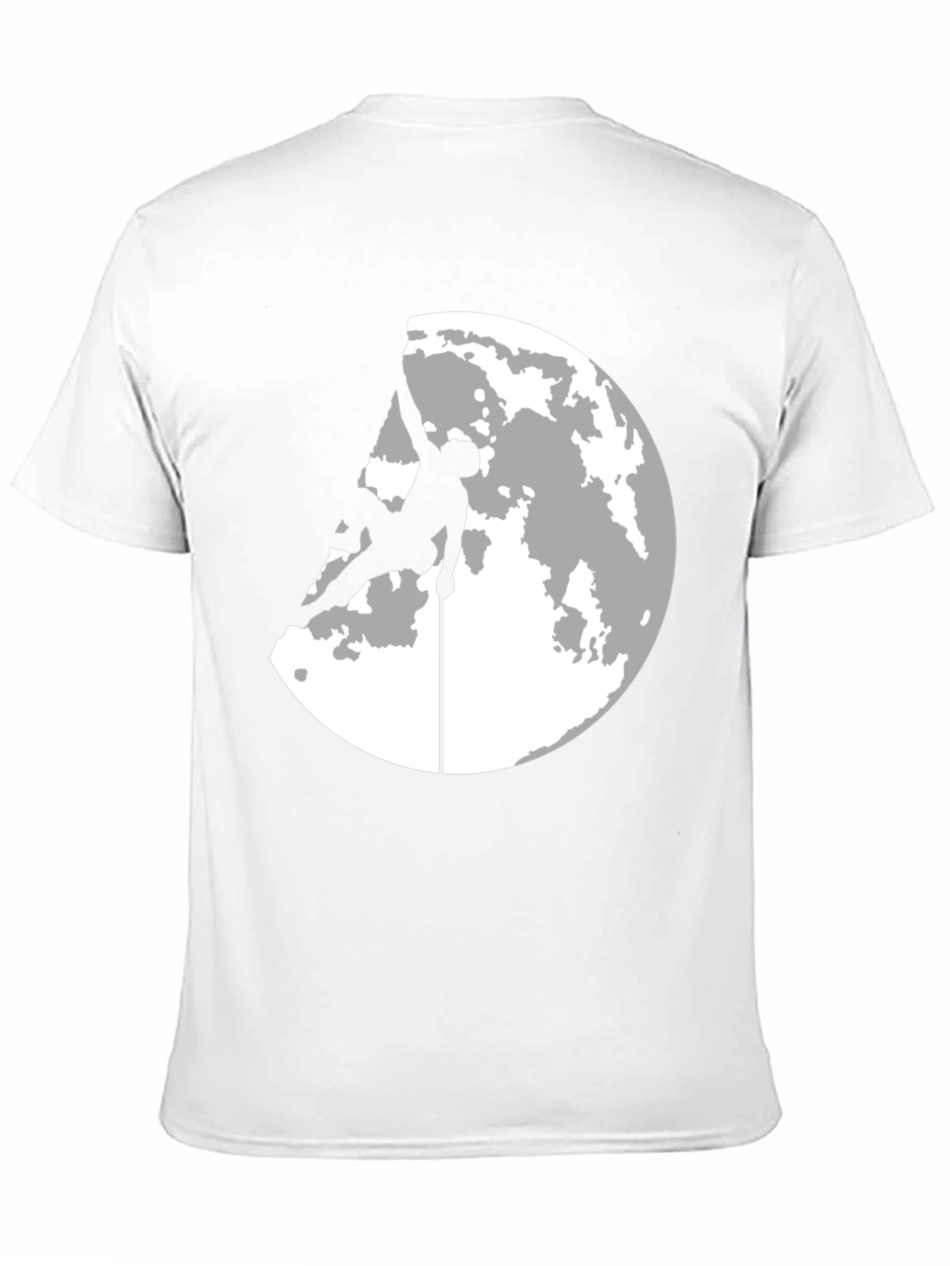 Climber Moon Silhouette Graphic T-Shirt