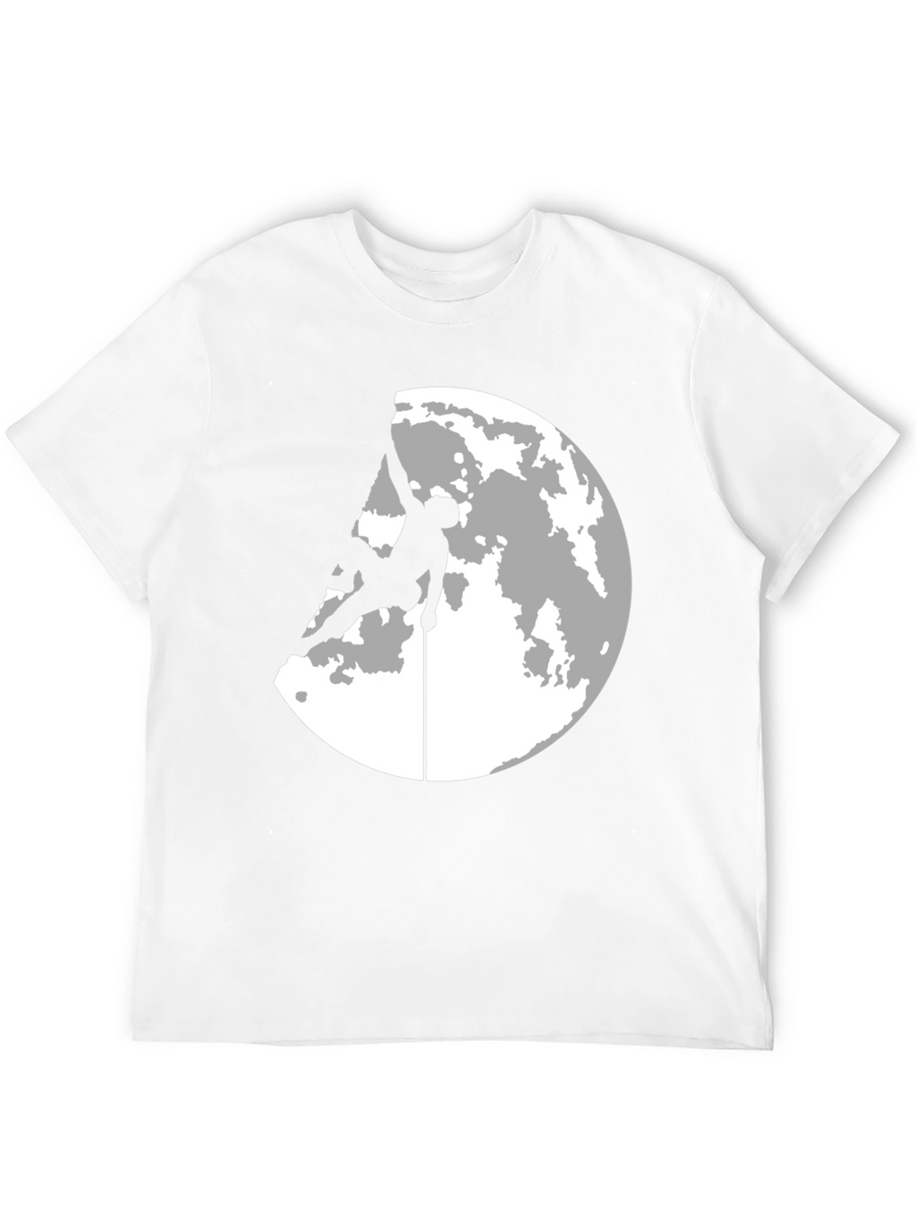 Climber Moon Silhouette Graphic T-Shirt