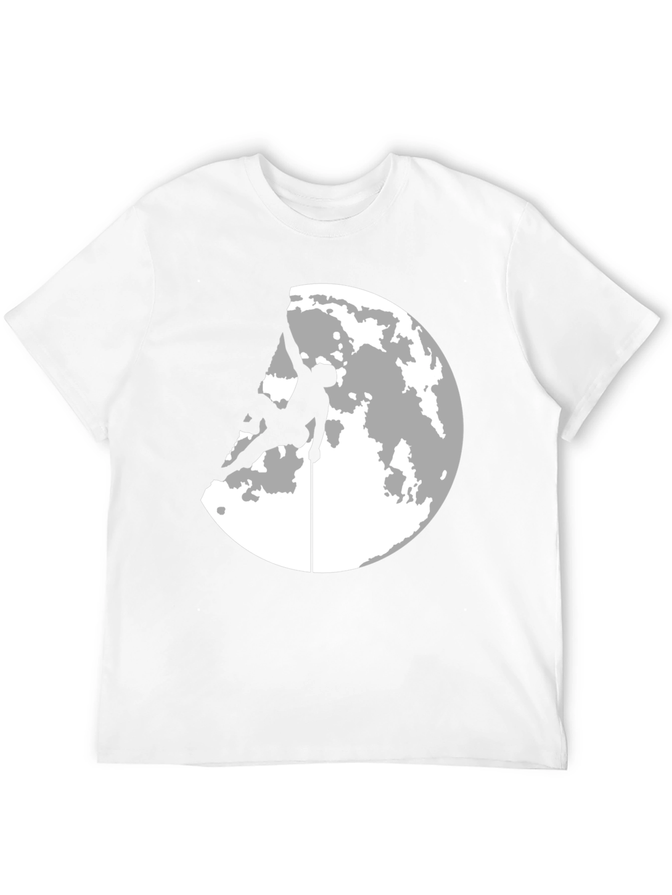 Climber Moon Silhouette Graphic T-Shirt