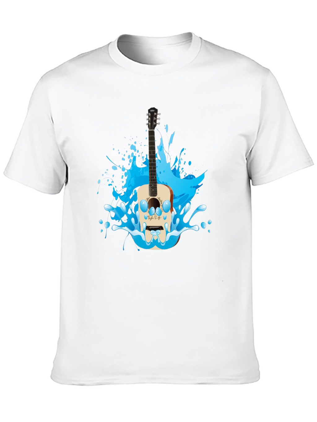 Guitar Splash Graphic T-Shirt