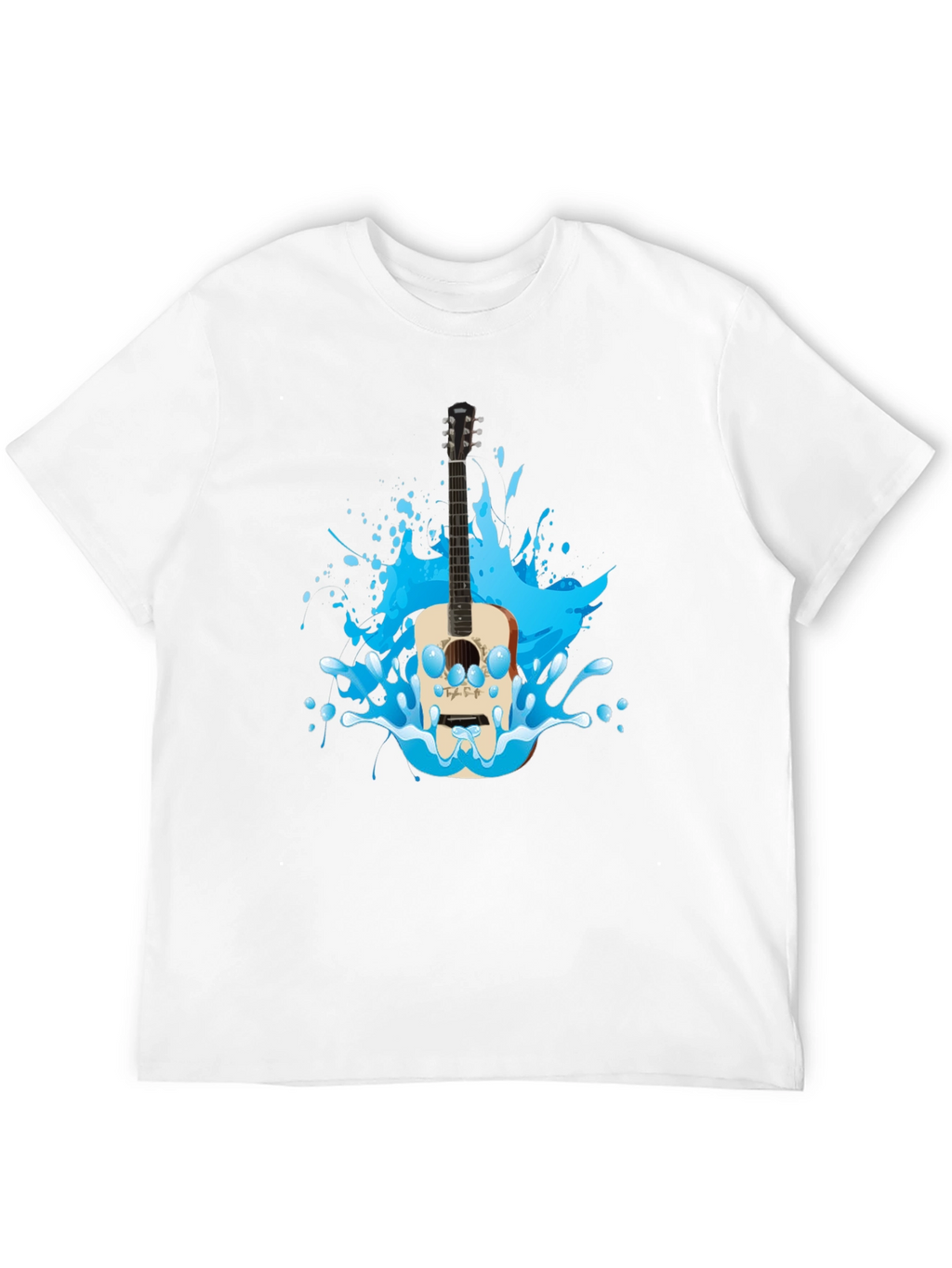 Guitar Splash Graphic T-Shirt