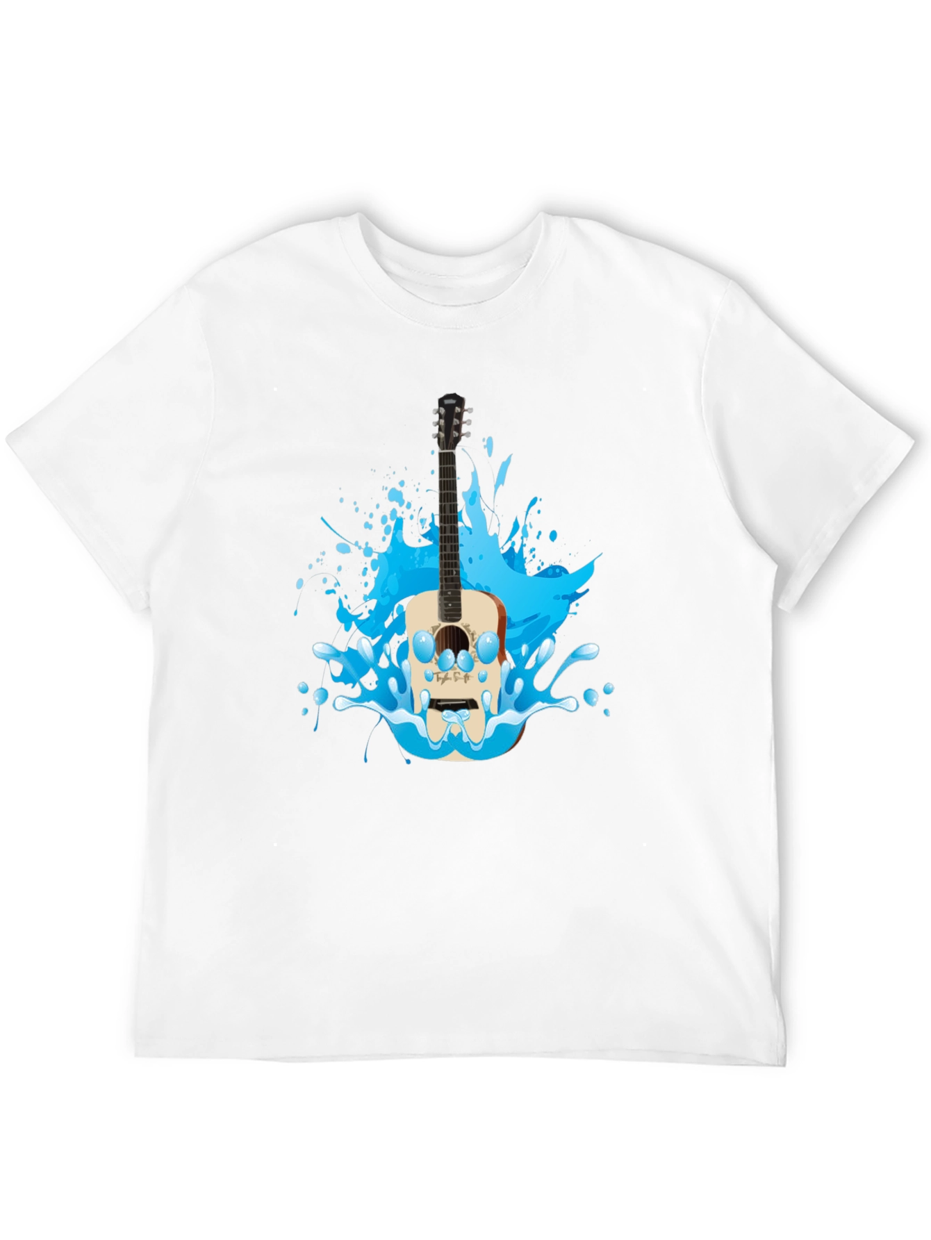Guitar Splash Graphic T-Shirt