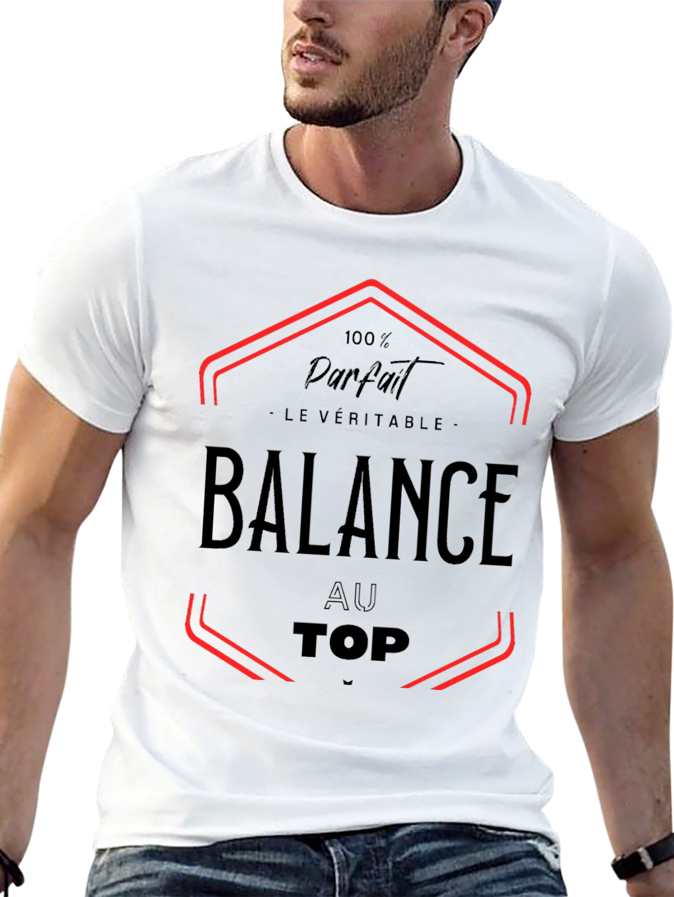Balance Au Top Black Graphic Tee