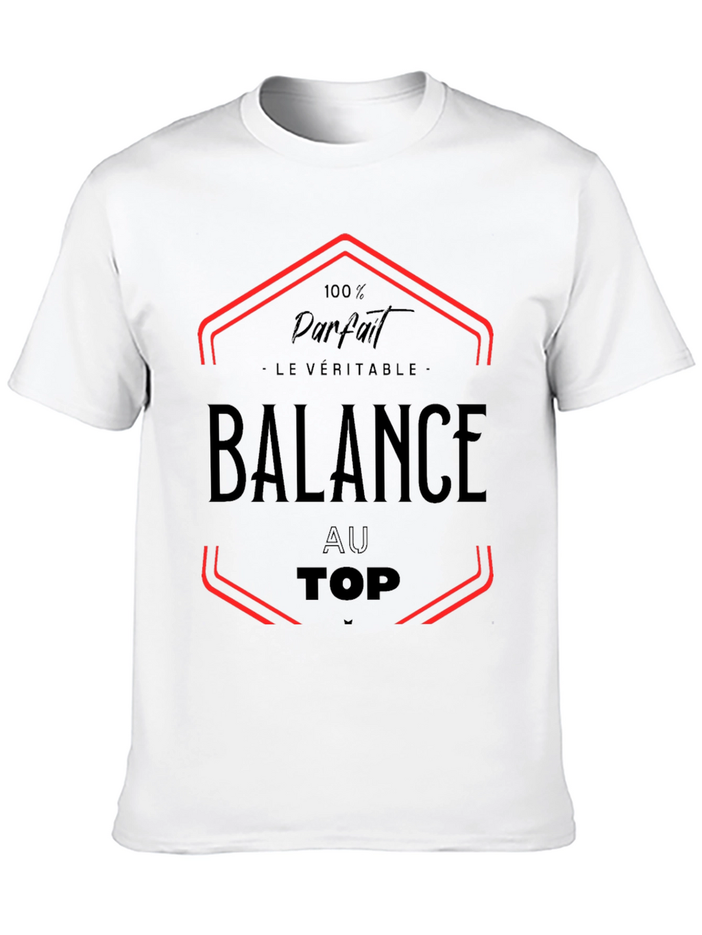 Balance Au Top Black Graphic Tee