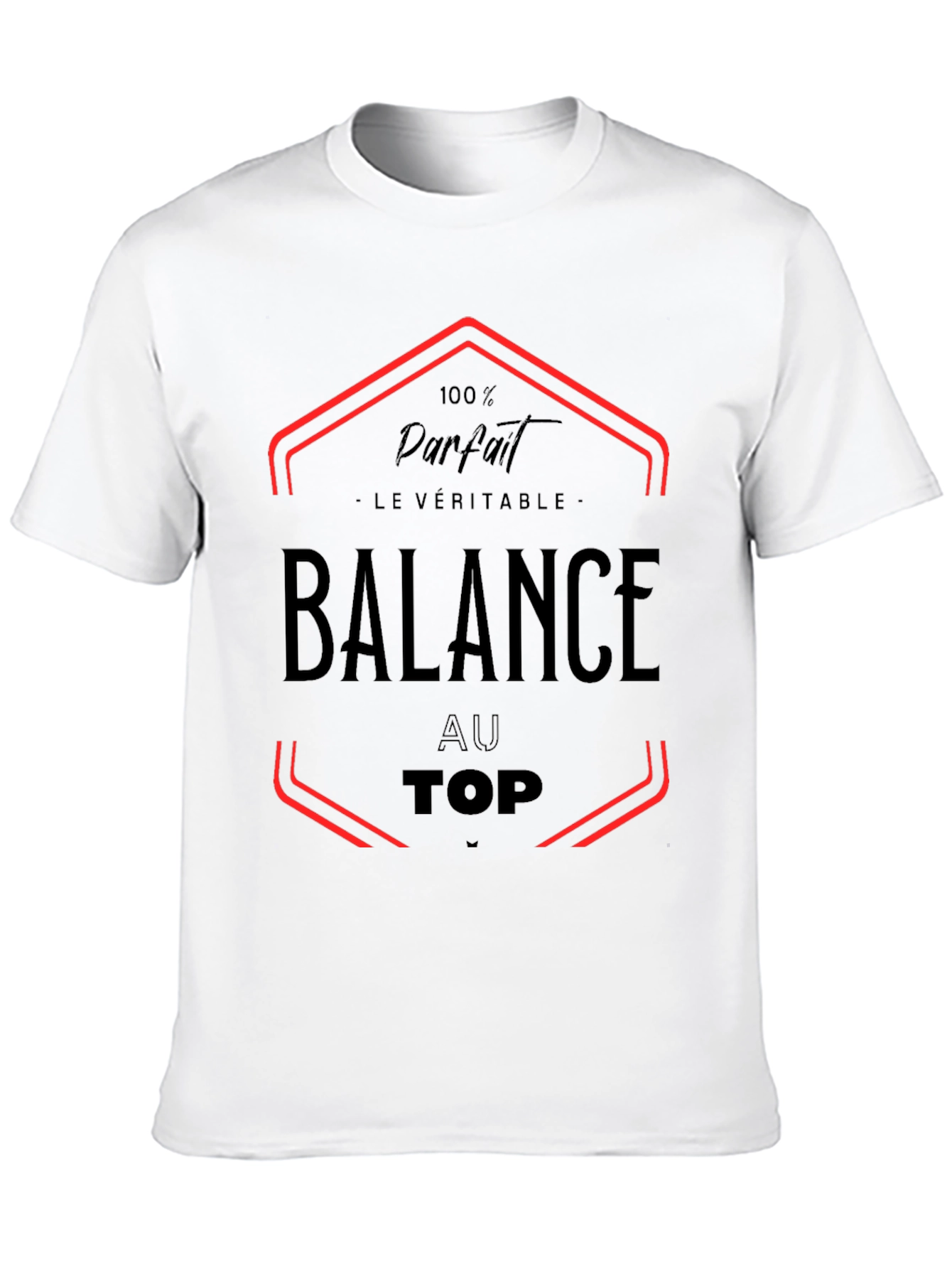 Balance Au Top Black Graphic Tee