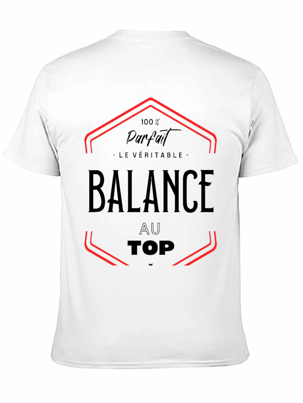 Balance Au Top Black Graphic Tee