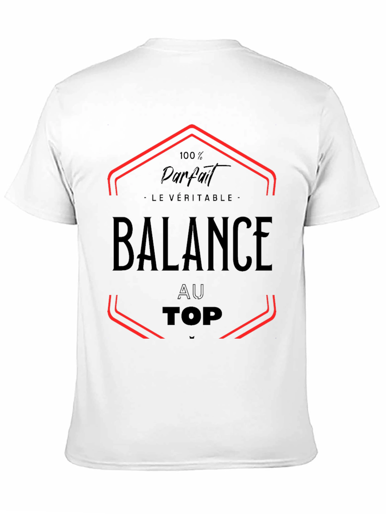 Balance Au Top Black Graphic Tee