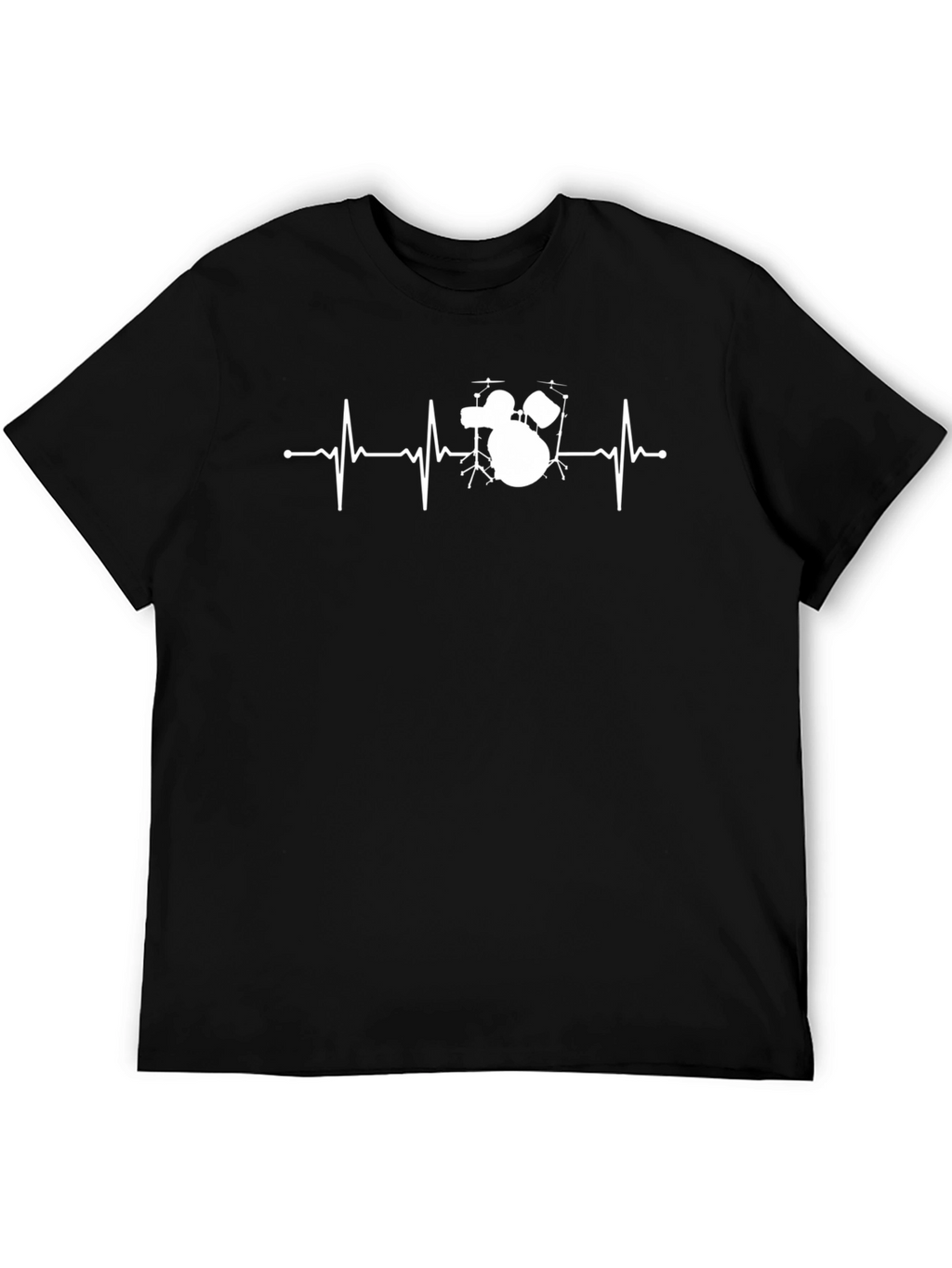 Drumbeat Heartbeat T-Shirt - Music Lover Tee