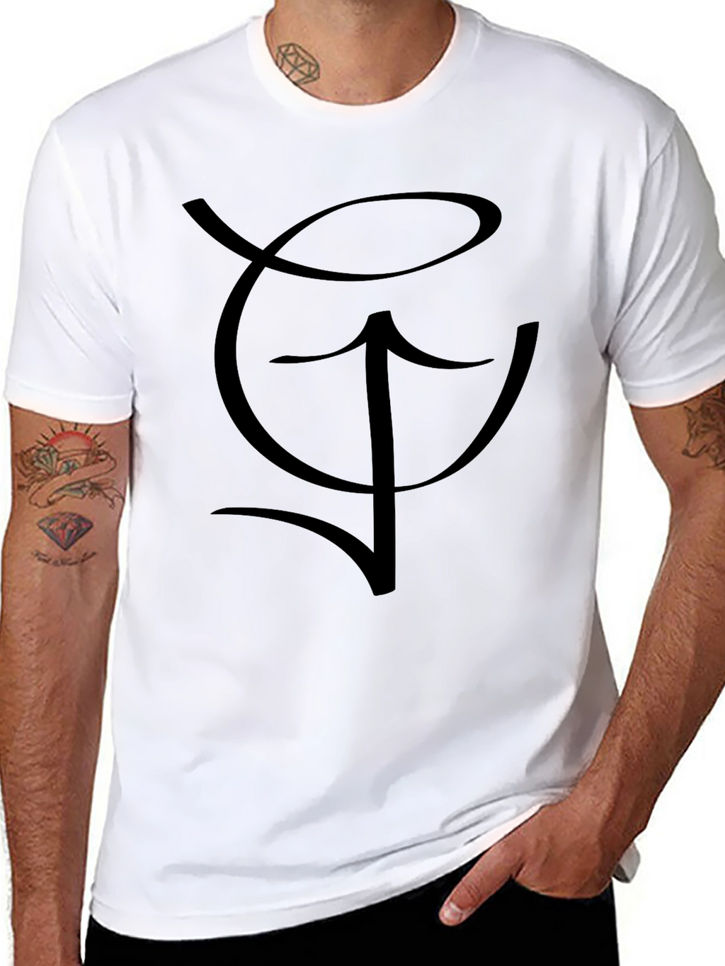 Black Graphic Tee - Stylish & Modern Design
