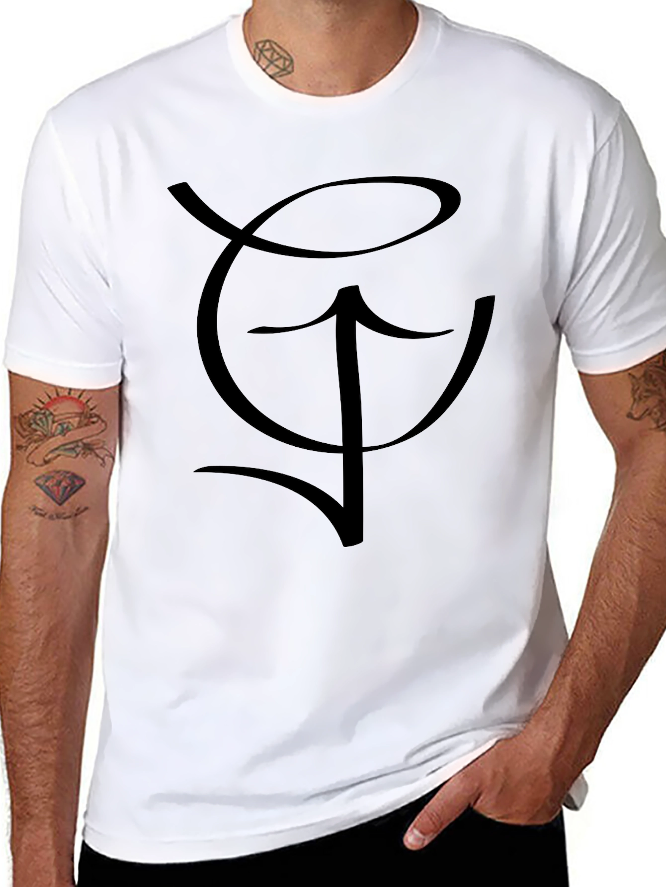 Black Graphic Tee - Stylish & Modern Design