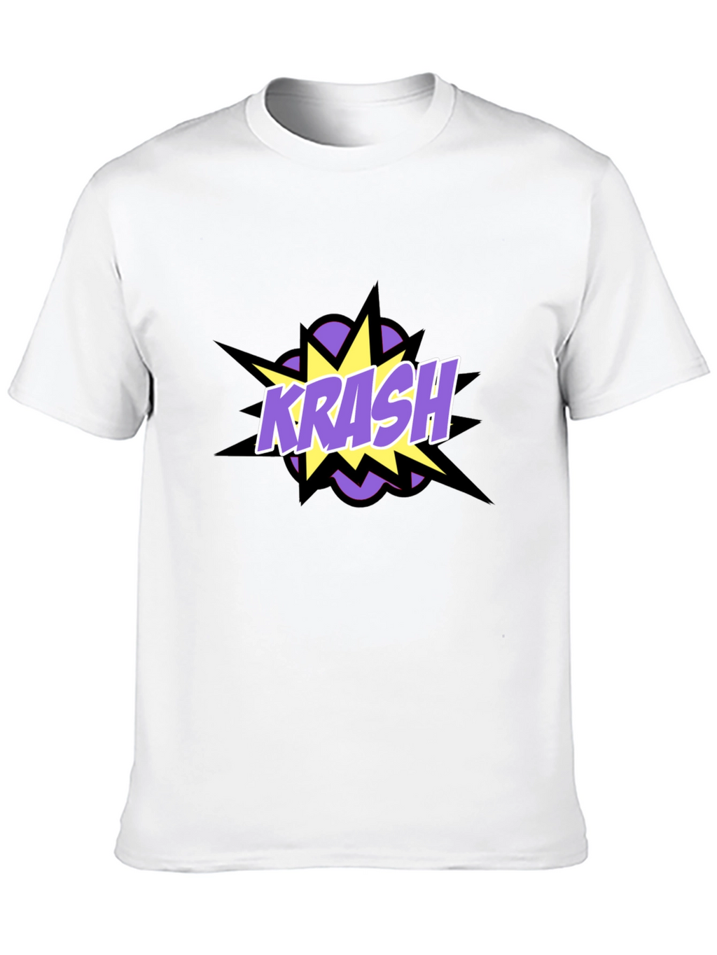 Krash Graphic Tee - Black Cotton Blend