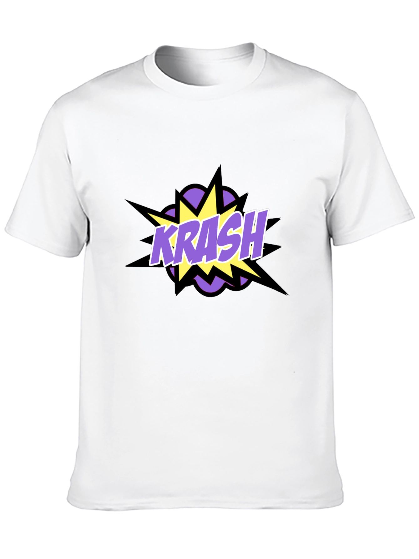Krash Graphic Tee - Black Cotton Blend